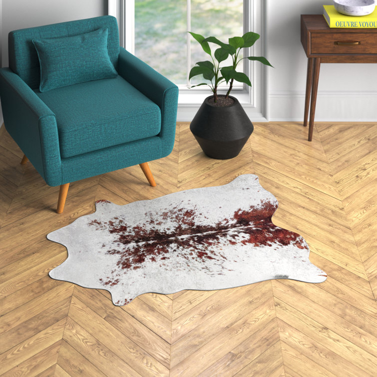 Mercury Row® Albury Cowhide Brown Rug & Reviews Wayfair